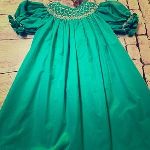 Beautiful Tourquoise Smocked Dress
